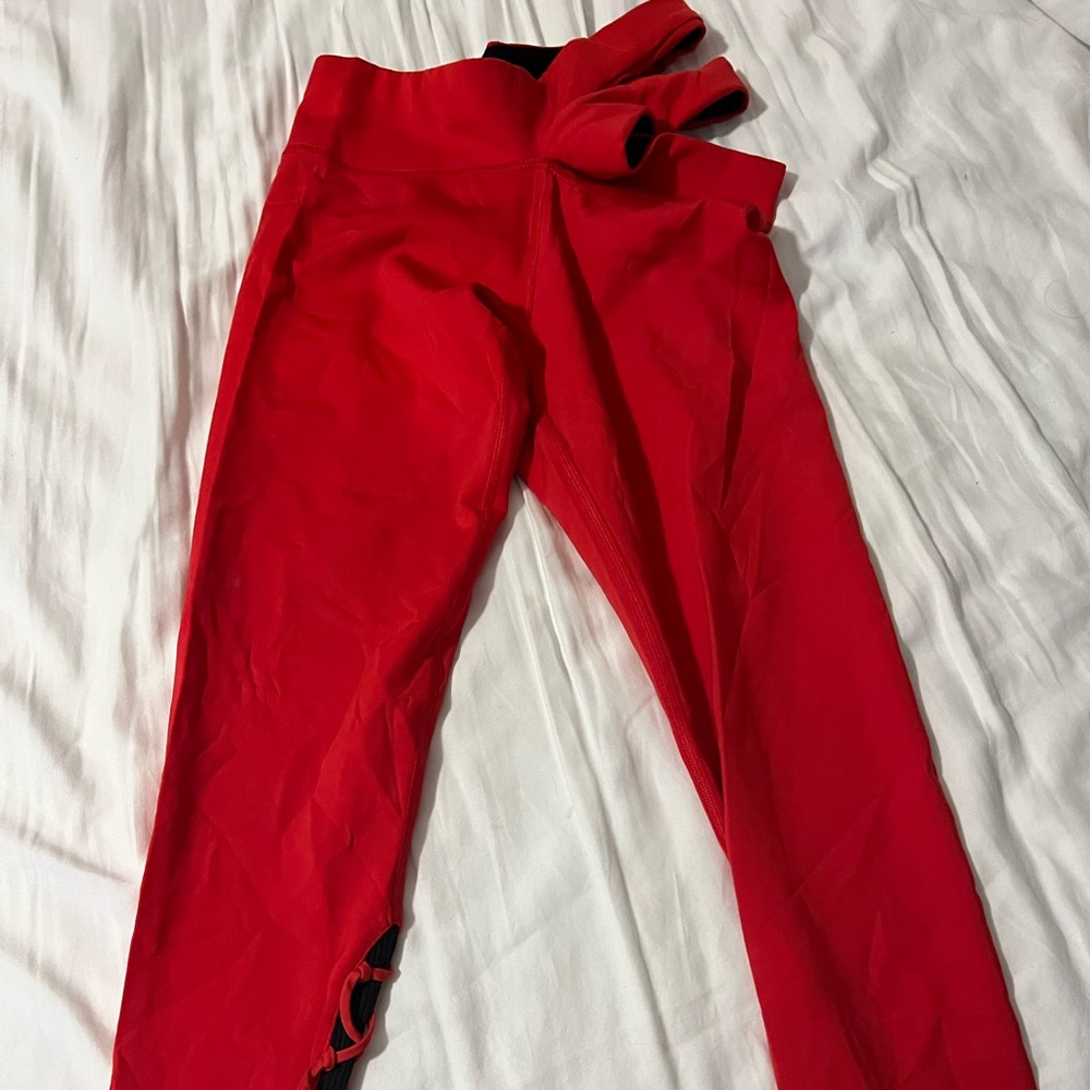 Jonathan Simkhai Carbon38 Red XS leggings yoga pants